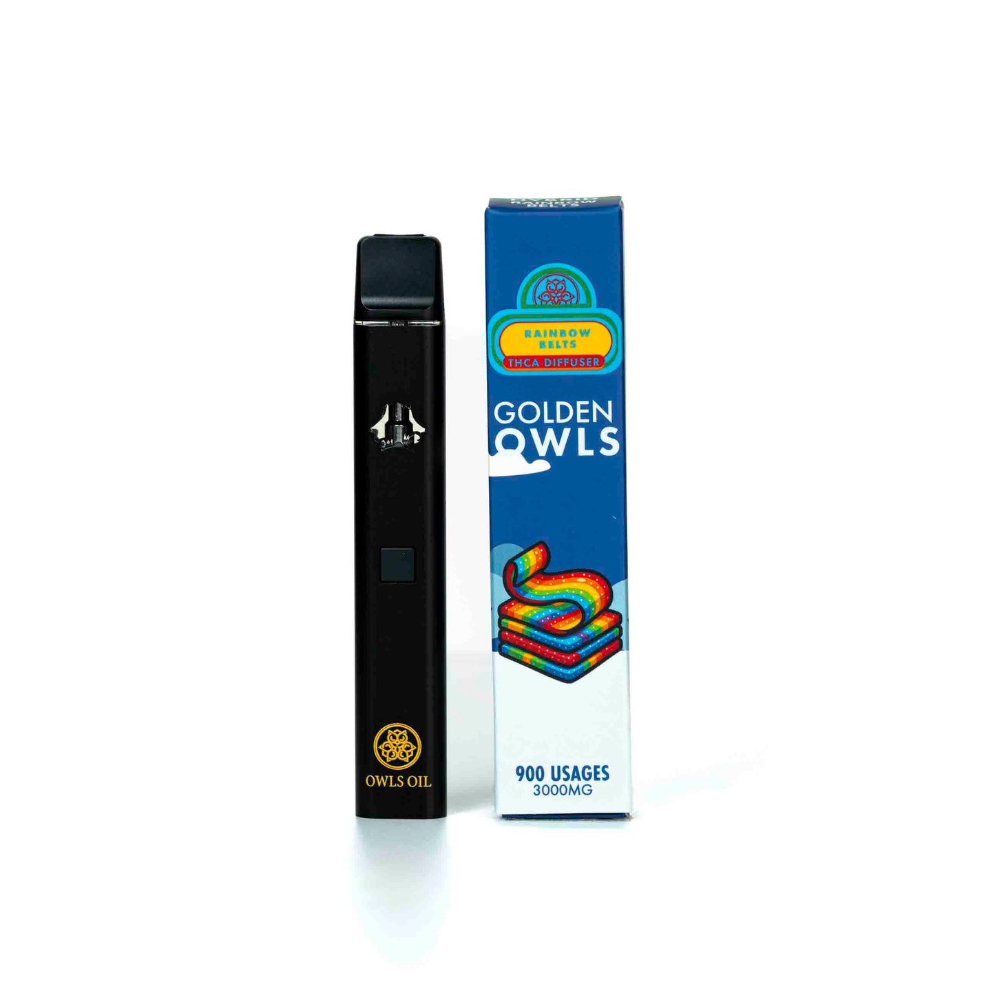 Golden Owls Rainbow Belts 3ml THCA Vape – 3000 mg