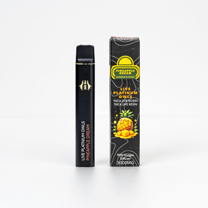 Live Platinum Owls Pineapple Dream 3ml THCA Vape
