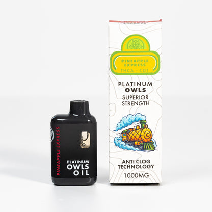 Platinum Owls THCA 1ml Vape – Pineapple Express