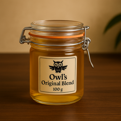 100g sklenice kávy Owls Original Blend